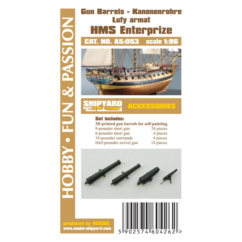 Gun Barrels - HMS Enterprize