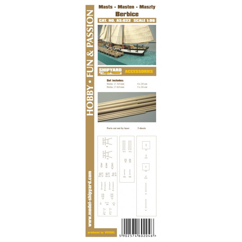 Accesories for making Masts and Yards Berbice